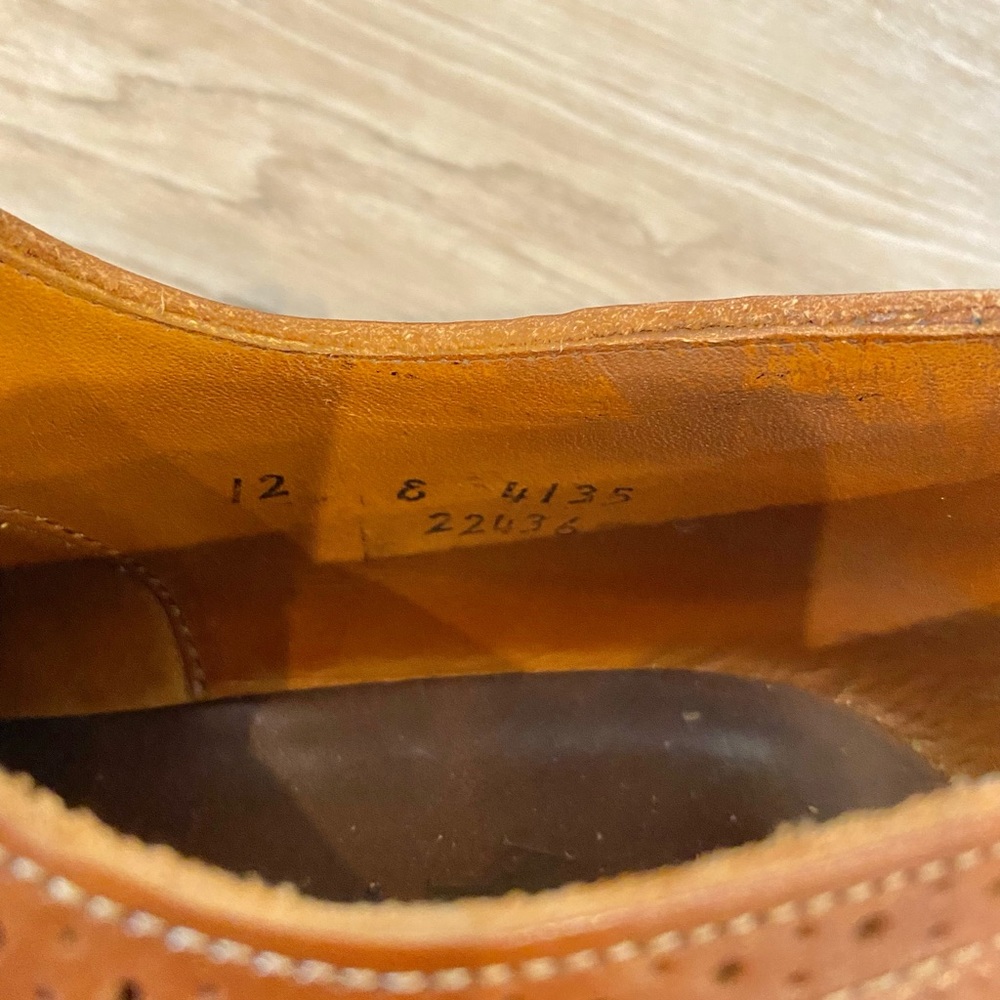 - 🚫 SOLD - Allen Edmonds Men’s Cap Toe Lace Ups - Picture 7 of 9